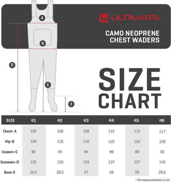 Ultimate Camo Neopreen Chest Waadpak V2 41 - Waadpak