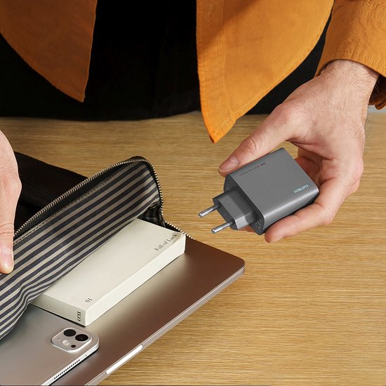 Cuktech Cukad653Eugr 65W Wandlader Voor Apple Telefoons 2X Usb-C 1X