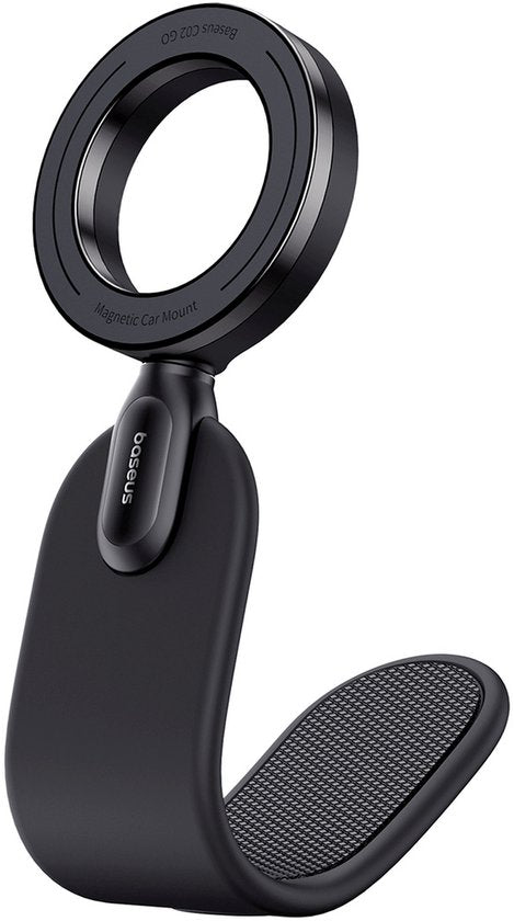 Baseus C02 Go - Magnetische Dashboard Telefoonhouder Auto - Compatibel met MagSafe - Buigbaar - Verstelbaar - Zwart
