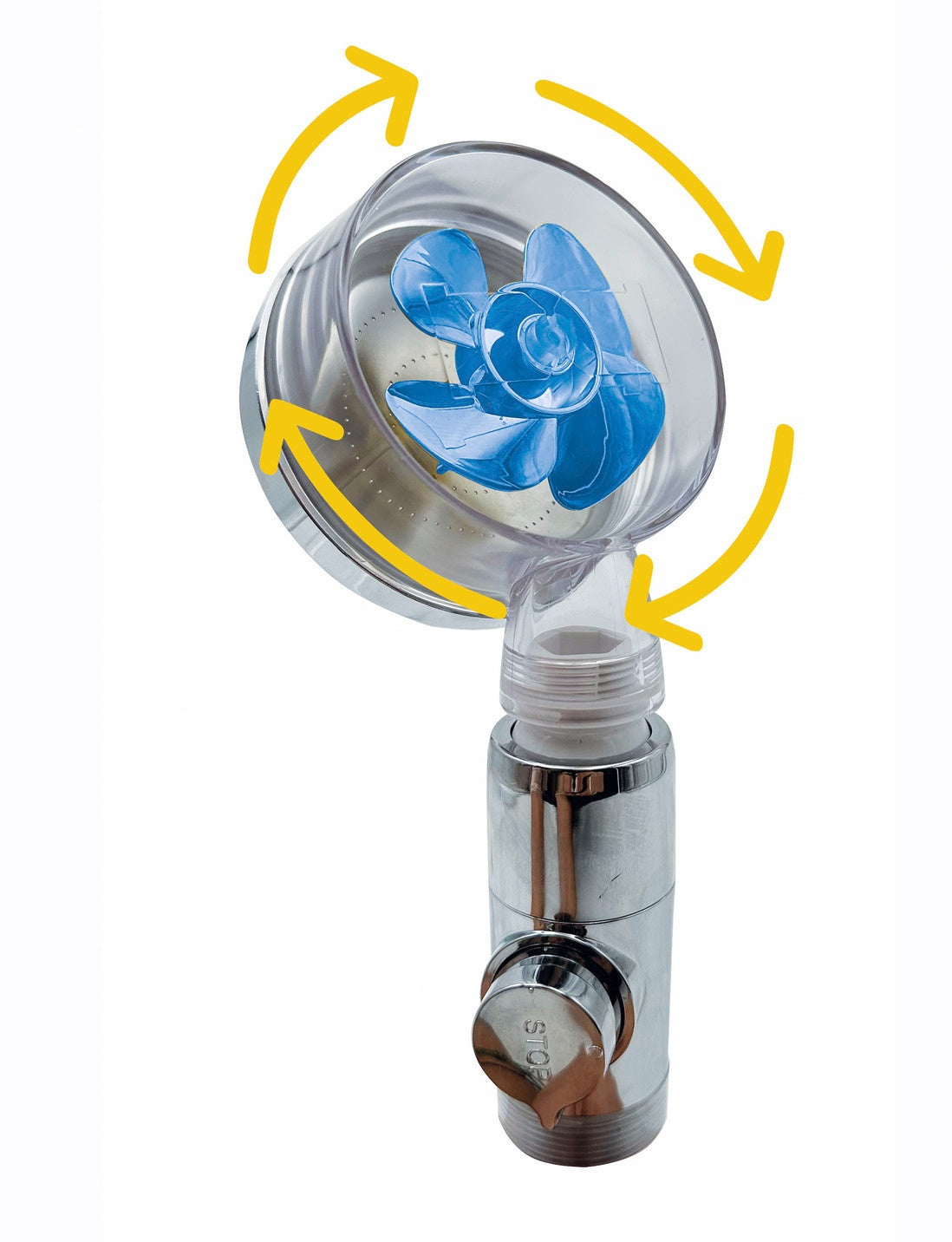 Aquadon EcoTornado Douchekop - Blauw