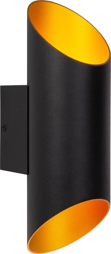 Lucide QUIRIJN - Wandlamp - Ø 10 cm - 1xG9 - Zwart