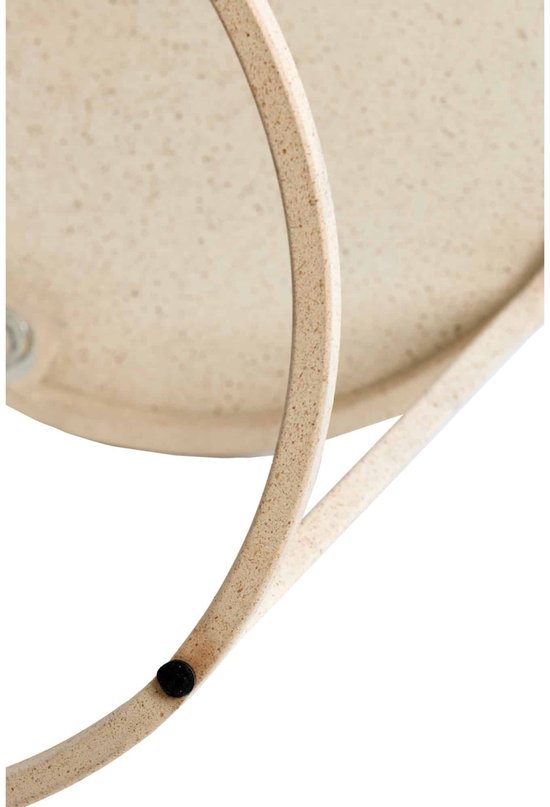 Light & Living Bijzettafel Sadar - Bruin - Ø52x46cm + Ø50x40cm -