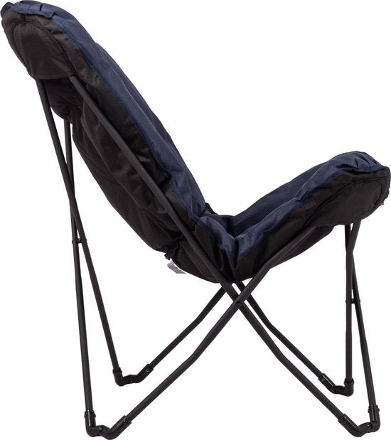 Bo-Camp - Industrial - Vlinderstoel - Himrod - L - Blauw