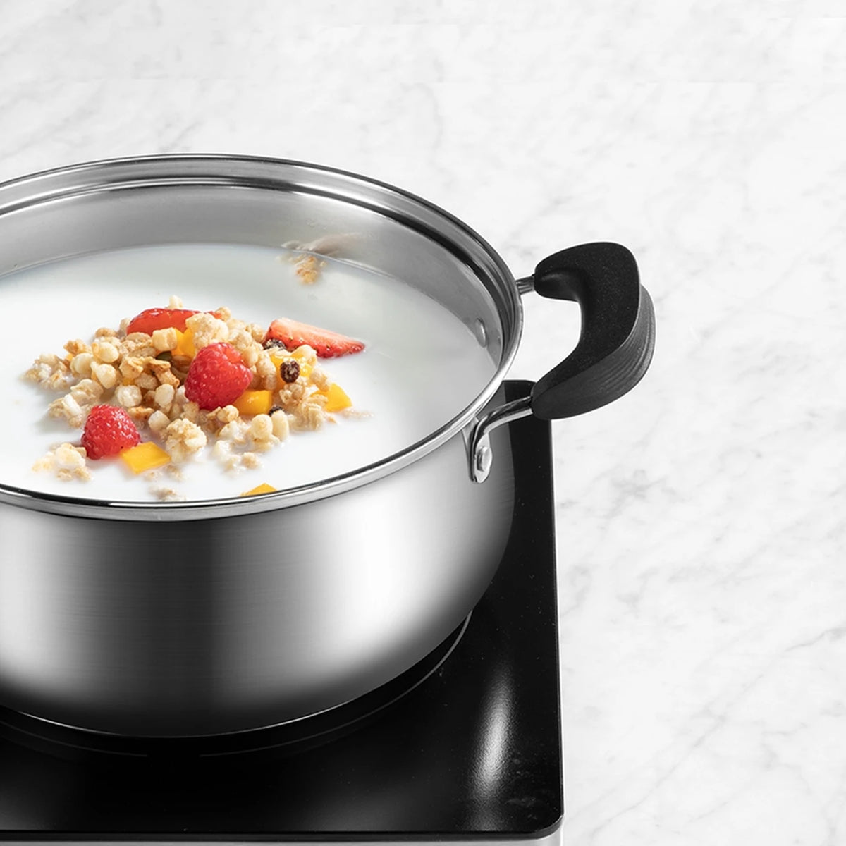 Cooker King Stoofpan & Soeppan – 20 cm – Zonder Antiaanbaklaag – Geschikt voor Inductie en Gas