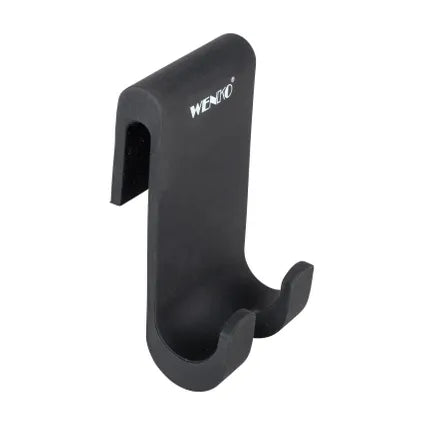 Wenko Verna Douchehaak Zwart - 2 Haken - Voor Douchewand tot 10 mm