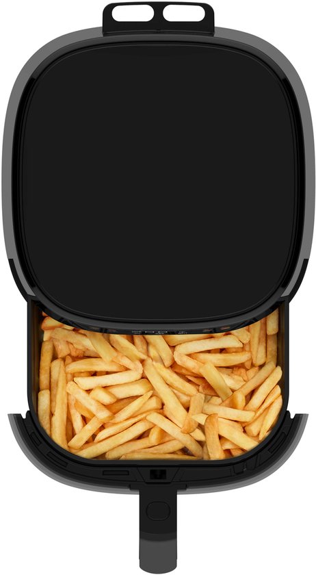Inventum GF502HLDB Airfryer - 5L - Kijkvenster - 11 programma's - 70-200 °C - Tot 5 personen - Zwart - WK