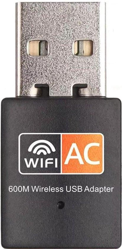 Garpex® WiFi USB-adapter 600 Mbps - Dual Band - Compact ontwerp