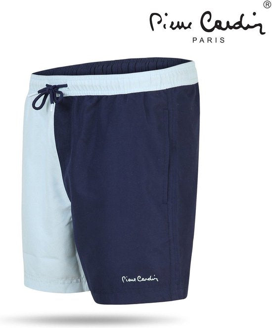 Pierre Cardin - Heren Zwembroek - Sky - Navy - Maat S
