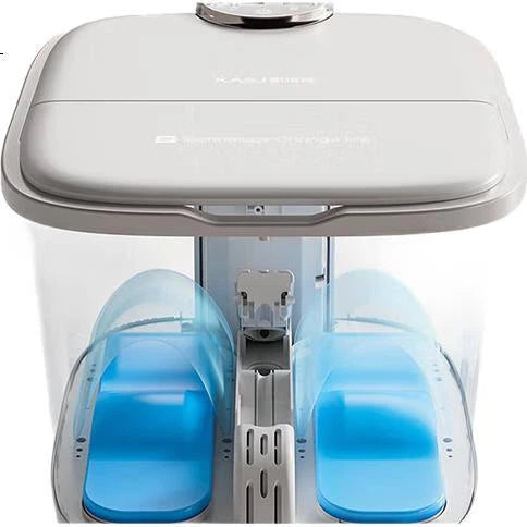 Keshijie Voetmassageapparaat K3 - Automatisch met Intelligente Verwarming en Luchtkussens - Wit - 39 x 34 x 35,6 cm