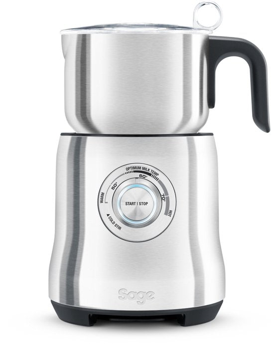 Sage SMF600BSS the Milk Café Geborsteld Roestvrij Staal - Elektrische melkopschuimer - Warm & Koud schuim