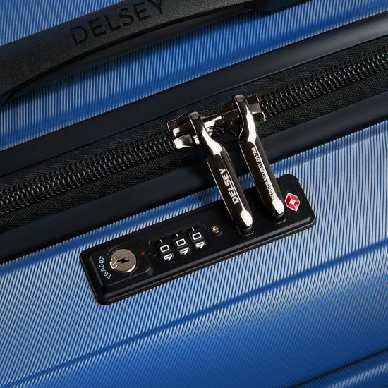 DELSEY PARIS Shadow 5.0 4DR Trunk Trolley 80 Blue Blauw