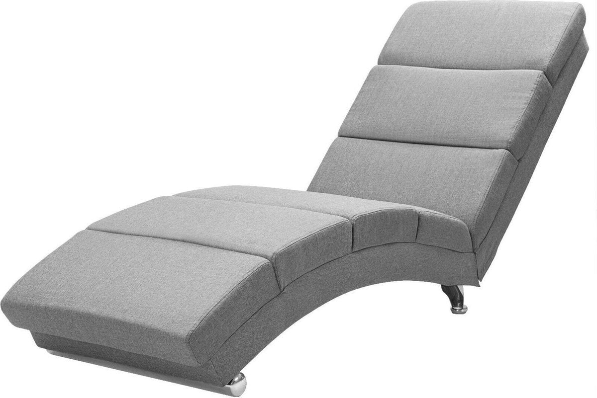 Casaria Loungestoel London | Grijs verweven stof | 180kg