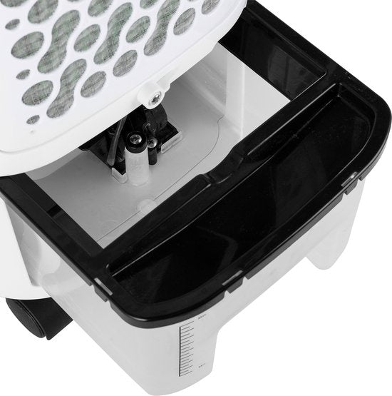 Tristar Mobiele Aircooler 4 L – Met Afstandsbediening & Timer – Zwenkwieltjes – Koelelementen – Verstelbaar – AT‑5446 – Wit
