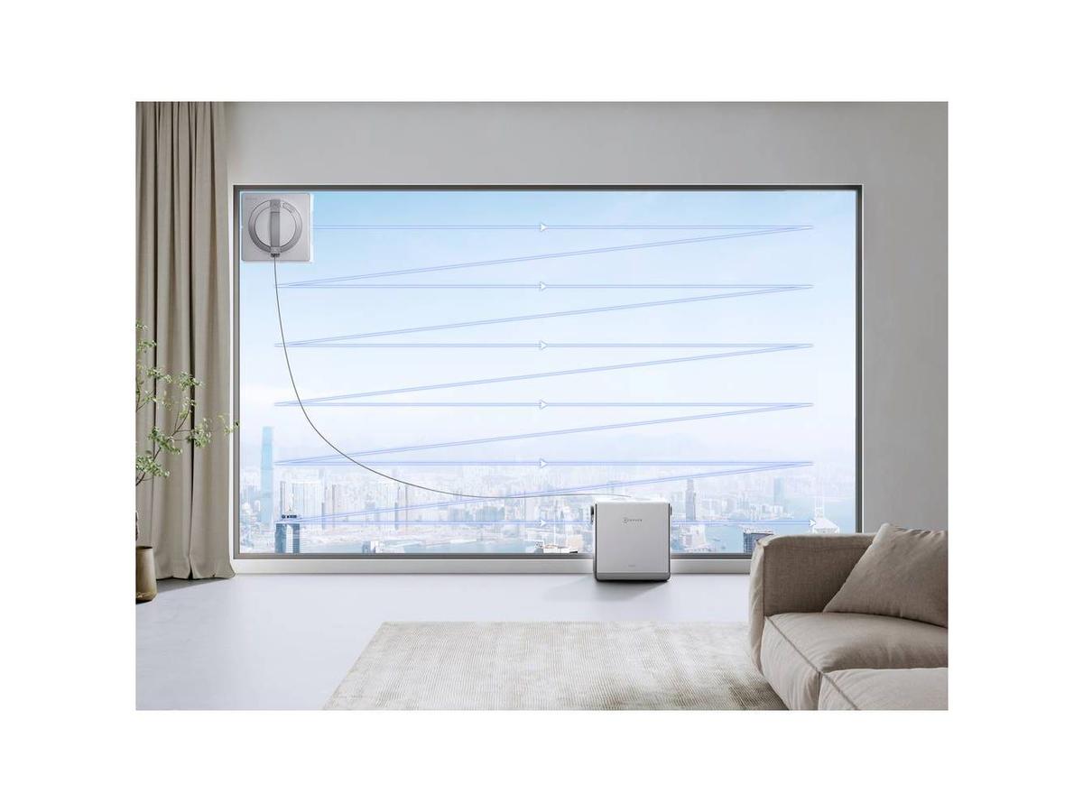 Ecovacs Winbot W2 Pro Omni Ruitenreiniger Robot - Geavanceerde Navigatie - Zelfreinigend - Wit
