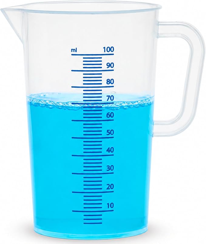 LICARGO Maatbeker 100 ml - 2 ml Schaalverdeling - BPA-vrij - Vaatwasserbestendig