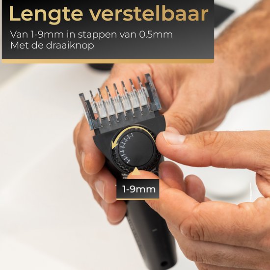 Wellshave 5 in 1 Baardtrimmer Mannen Pro - Trimmer Baard en Lichaam