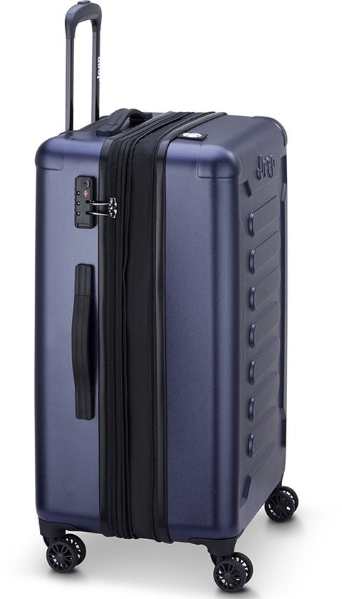 Delsey JH004C 68 cm Vergrootbare Reiskoffer - Blauw