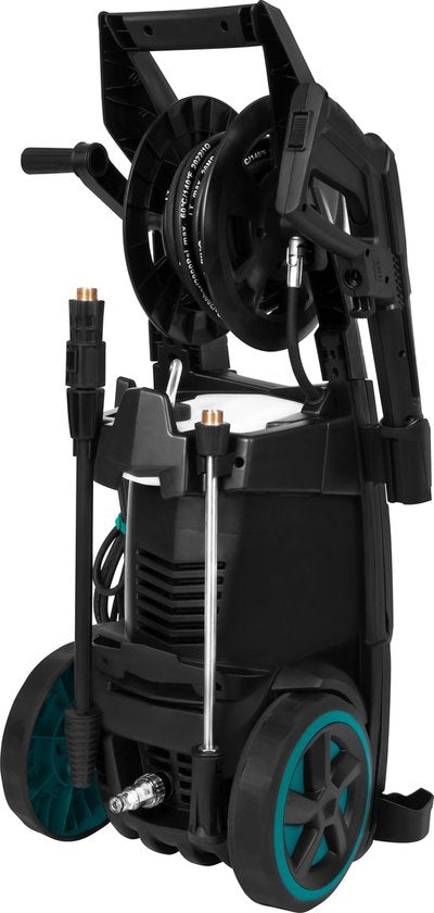 VONROC Hogedrukreiniger PRO V25-2 – Incl. Accessoires & Reinigingstank – 195 bar, 468 l/h – 2500 W – Zwart