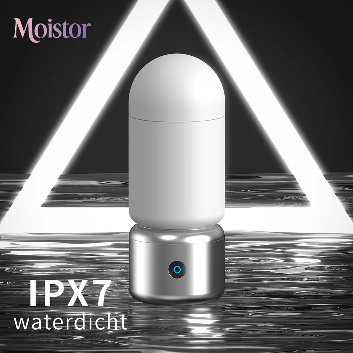 Moistor M006 mannenmassager met 3 standen en 6 vibratiemodi