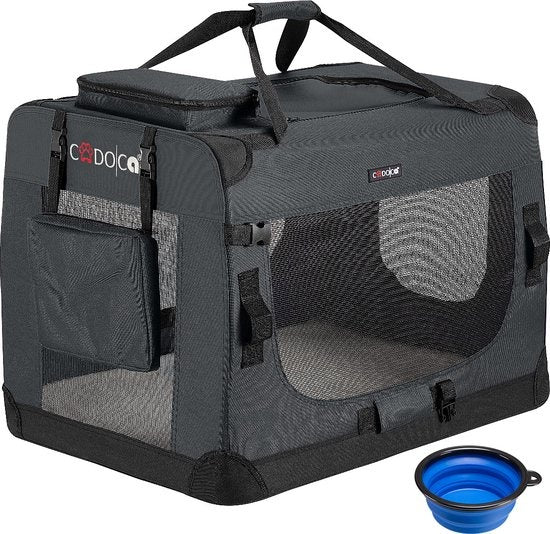 Cadoca Honden & Katten Reismand L - 70x53x50cm - Antraciet