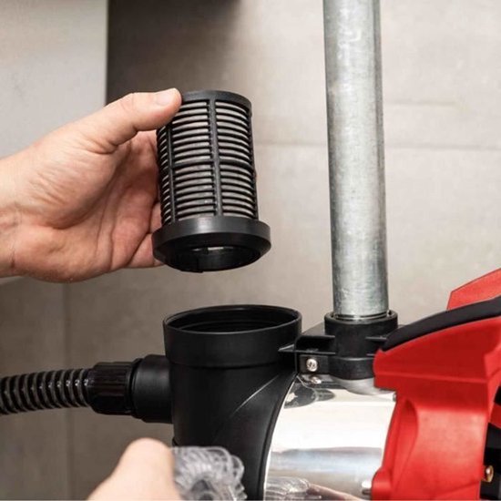 Huishoudwaterpomp - Scheppach - HWW1400c -1300 W - 6000 L/h - 4,8 bar - Max. leveringshoogte 44m - 24 L Tankinhoud