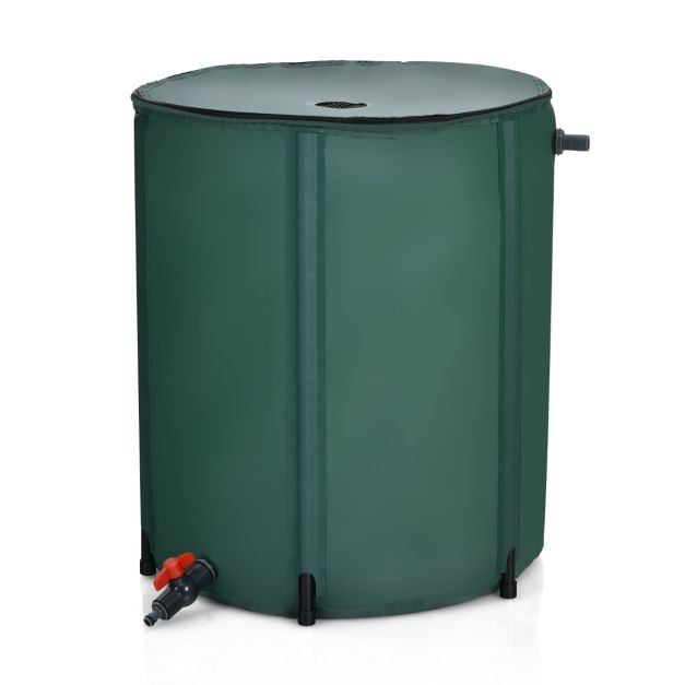 Coast Wateropslag - Opvouwbaar - Max. 225L - PVC - 60 x 60 x 80 cm - Groen
