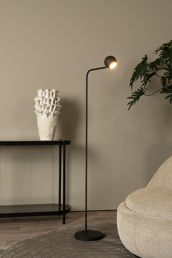 Lucide COMET - Oplaadbare Vloerlamp - Accu/Batterij - LED 3 StepDim - 1x3W 2700K - Zwart