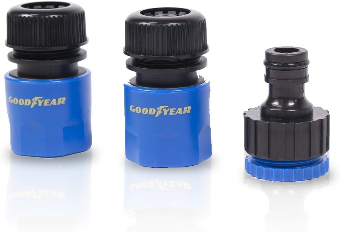 Goodyear Uitrekbare Tuinslang - 15 meter - Anti-Twist Latex - 4 Bar Druk