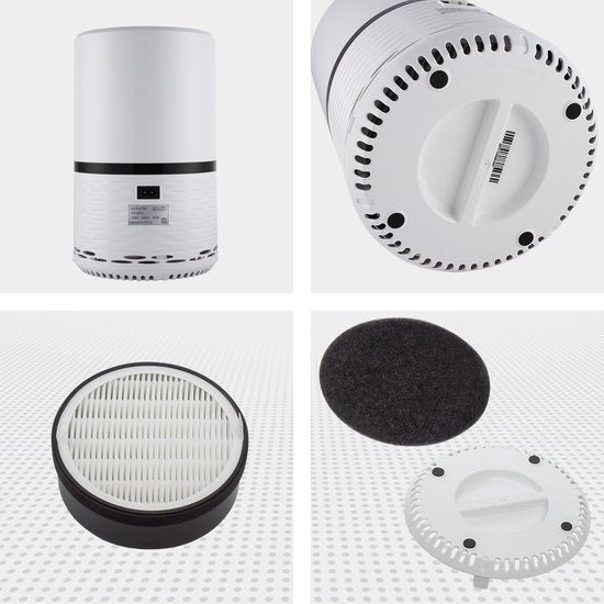 Auronic Luchtreiniger - Air Purifier met HEPA Filter - Verwijdert 99,97% - 25W - 3 Standen - Wit