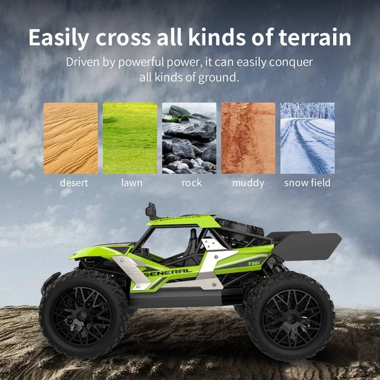 Fuegobird RC Auto - RC Voertuig - hoge snelheid speelgoedauto - off-road speelgoedauto - groente