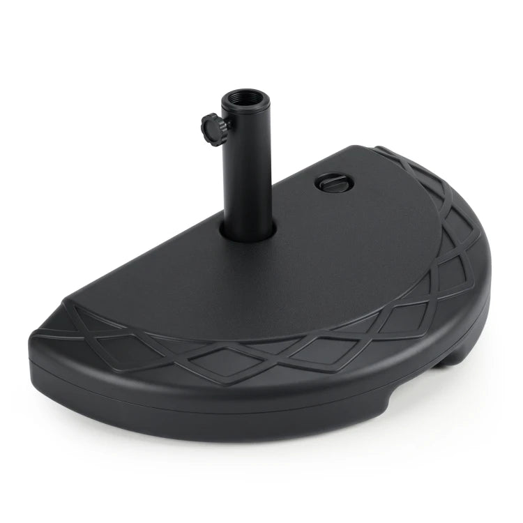 Coast Halfronde Parasolvoet - Vulbaar Water/Zand - Adapter 38/48 mm - Artikel 11380