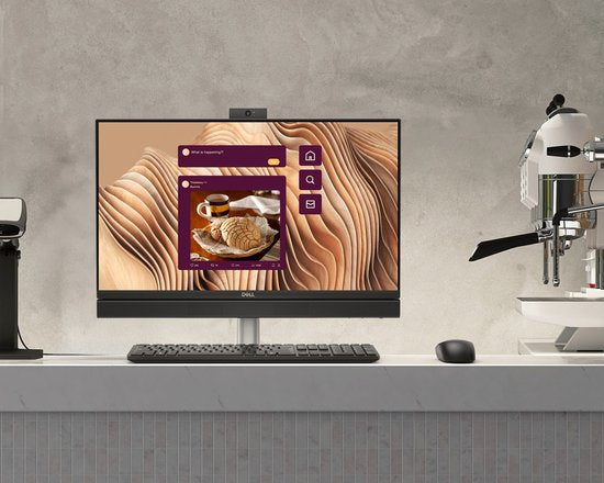 DELL Pro QC24251 - Alles-in-één PC - 24 inch - Core i5 - 16 GB RAM - 512 GB SSD - Windows 11 Pro - Webcam, Speakers & Microfoon