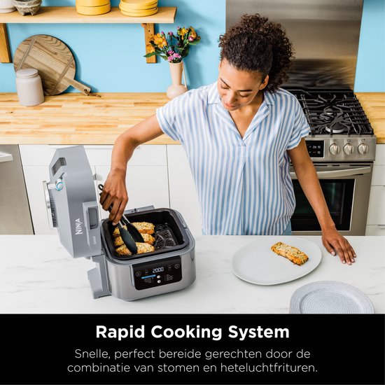 Ninja Speedi Rapid Cooker en Airfryer - Multicooker - 10 Kookfuncties - 5,7 Liter - ON400EU