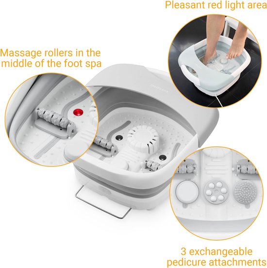 medisana FS 886 - Opvouwbaar voetbubbelbad