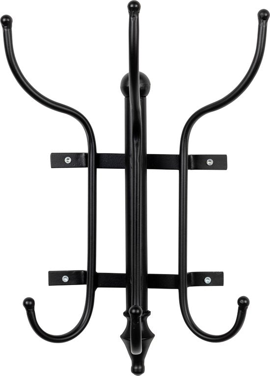 Feliz Lifestyle Ran Wandkapstok Metaal Zwart - 30x15x40 - 3 kg