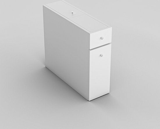 Asir Badkamerkast - Wit - 20x55x60 cm
