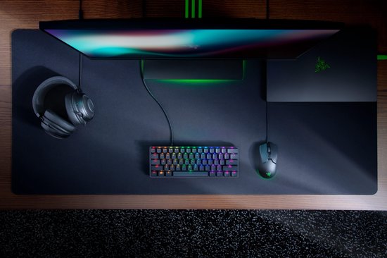Razer Huntsman Mini - Gaming Toetsenbord - Lineaire Red Switch - RGB - 60% Layout - Qwerty - Zwart