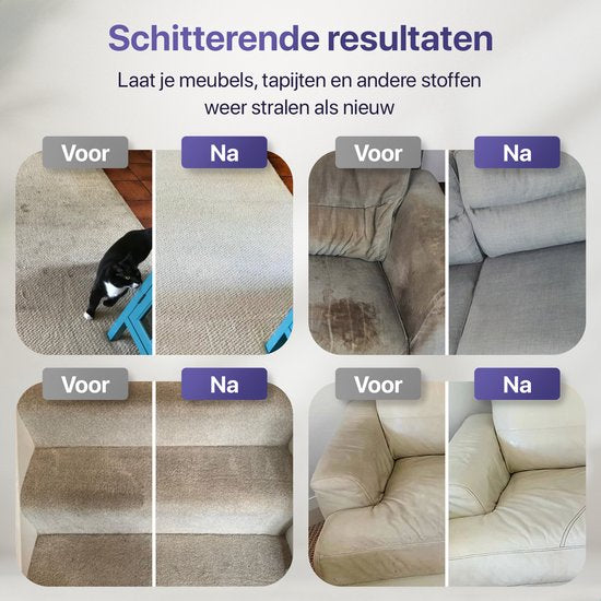 LUMAN Tapijtreiniger 5 in 1 - 60°C Verwarmingsfunctie - Vlekkenreiniger - Stoomreiniger - Zetelreiniger - Bank Reiniger - 16.000 kPa - Groen