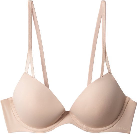 Calvin Klein dames Seductive Comfort push-up T-shirt bra - T-shirt BH - beige