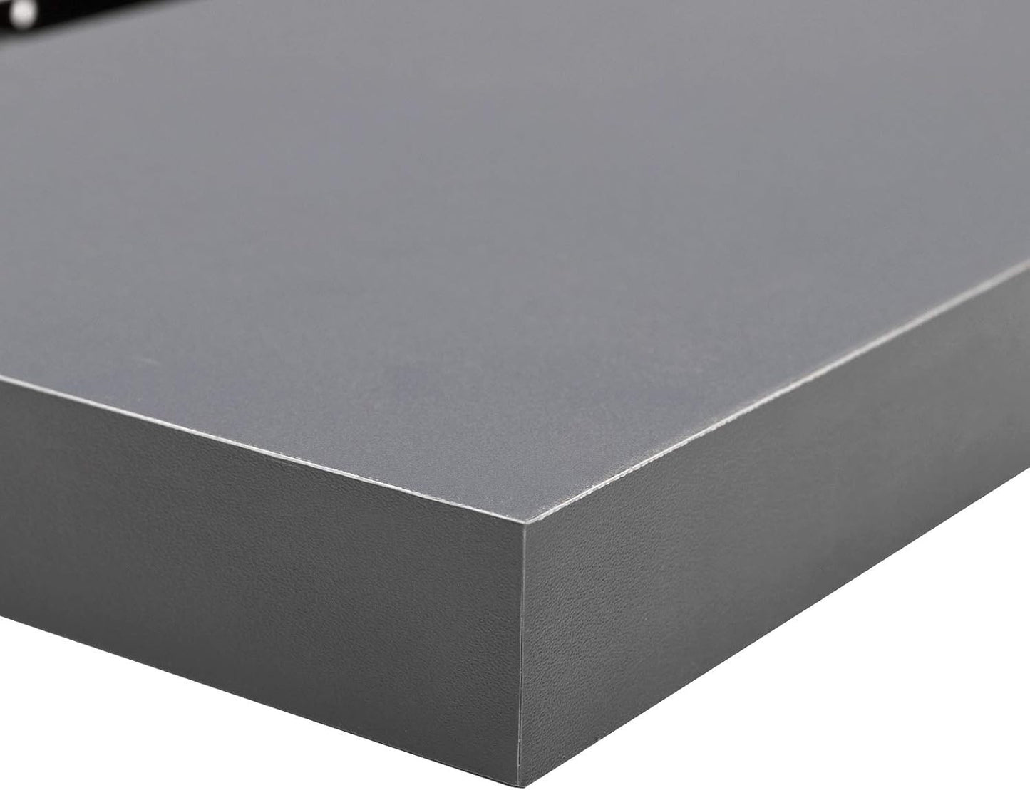 Woltu Zwevende Wandplank MDF Wandrek Donkergrijs - 80 x 22,9 x 3,8 cm