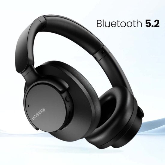 Urbanista Valencia Draadloze Koptelefoon Over-Ear – Active Noise Cancelling – 50u Batterijduur – Zwart