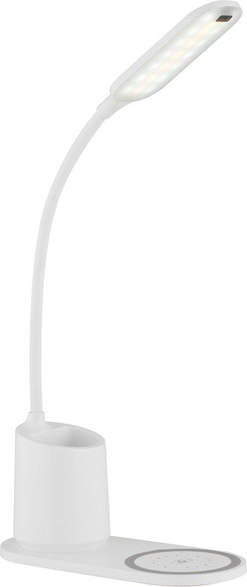 Globo tafellamp Melli - wit - kunststof - 58429W
