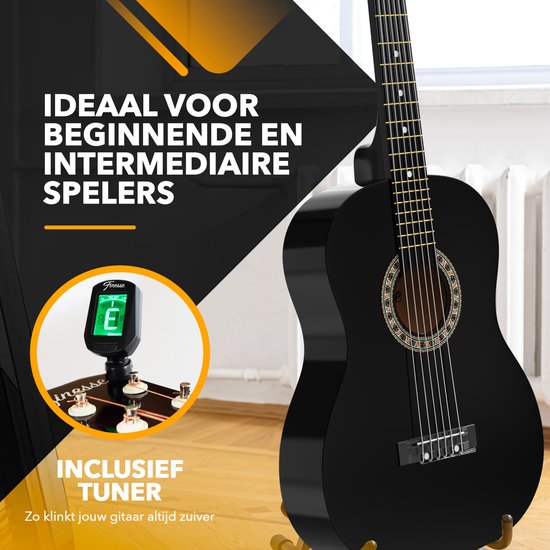 Finesse Akoestische Gitaar - Starterset - Nylon Snaren - Klassieke Gitaar - Gitaar Kind & Volwassenen