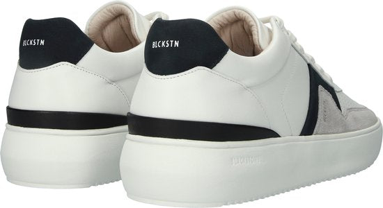 Blackstone MARBLE COLTON - DG513 Wit Donkerblauw - Sneaker (laag) - Heren - Wit - Maat: 43