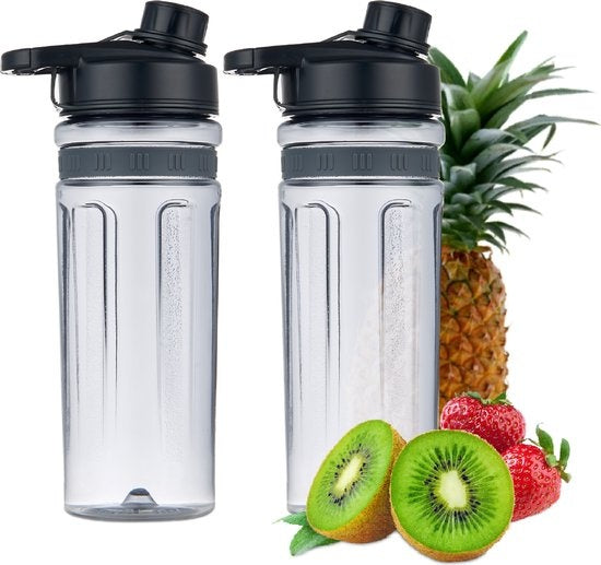 MOA Blender To Go MBC10 Extra Bekers - Bekers To Go - 2 tritan bekers van ieder 600ml - MBC10