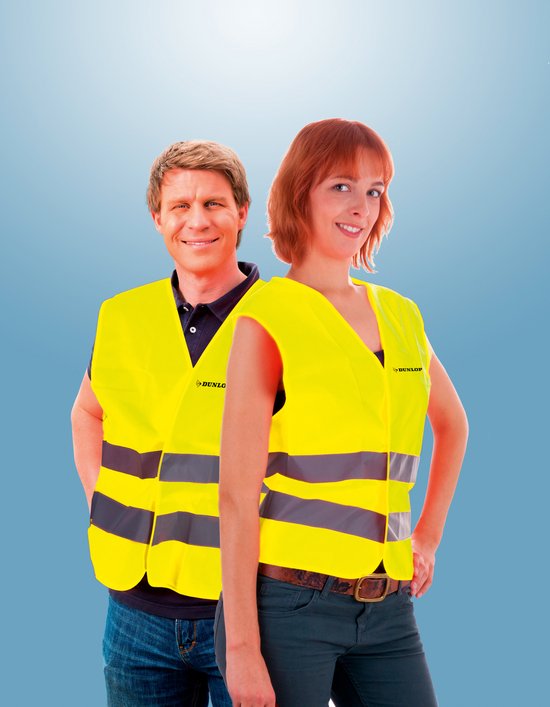 Dunlop Veiligheidshesje Unisex M - XXL Geel