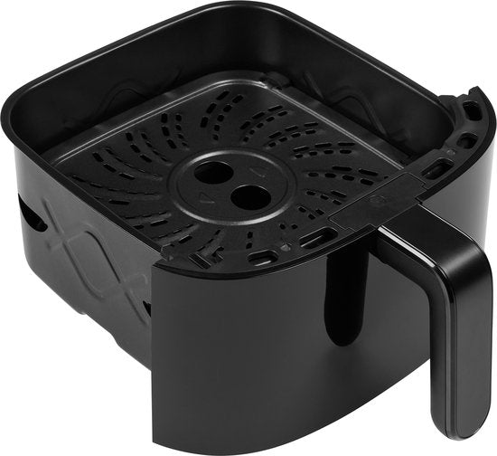 Princess Digitale Airfryer 182238 - Inclusief in hoogte verstelbaar Grillrack - Groot 4 Liter - Heteluchtfriteuse - Zwart - Digital Touchscreen - 8 Automatische Programma's