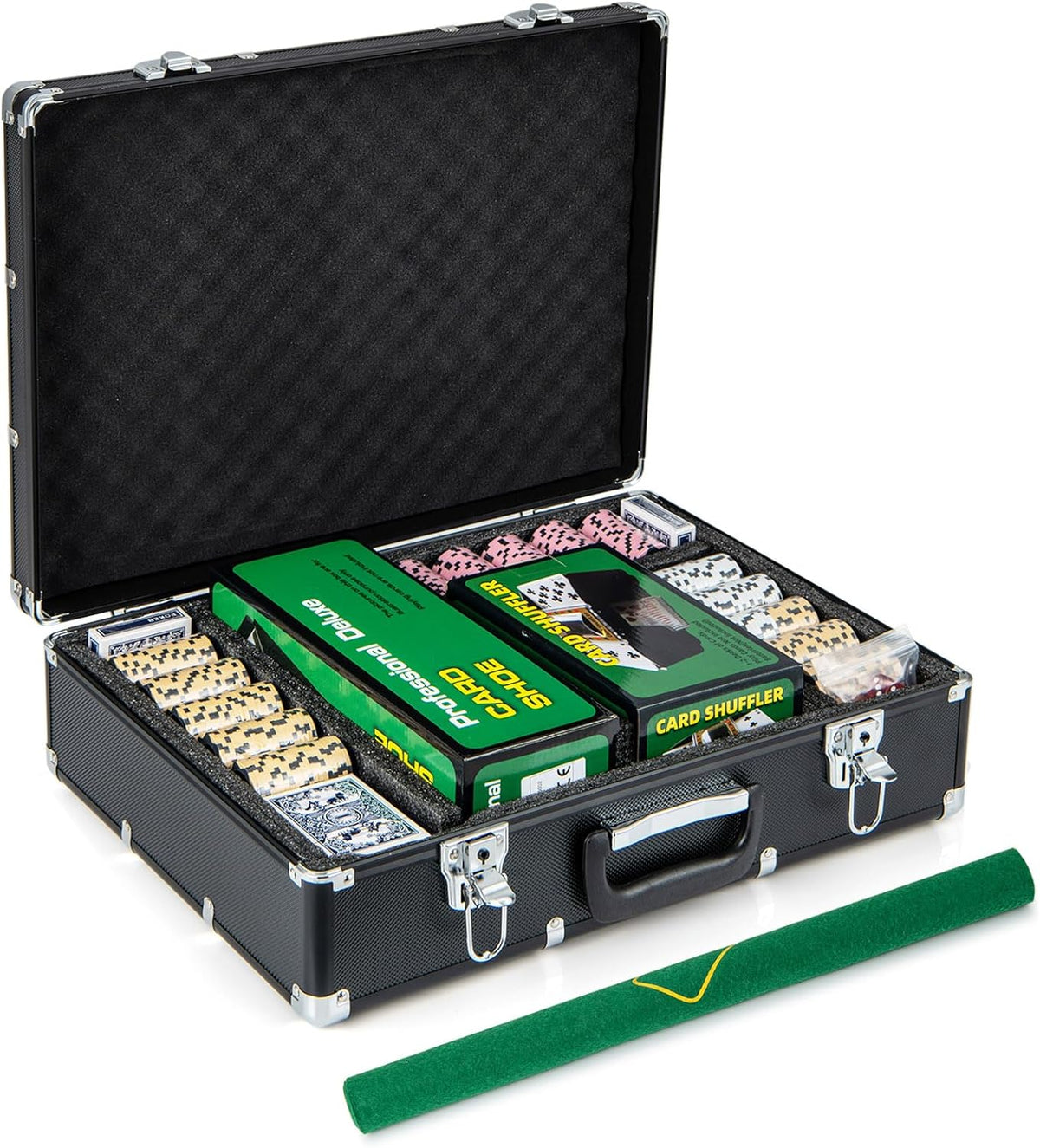 Coast Pokerset - 300 Chips - Met Zwarte Draagbare Koffer
