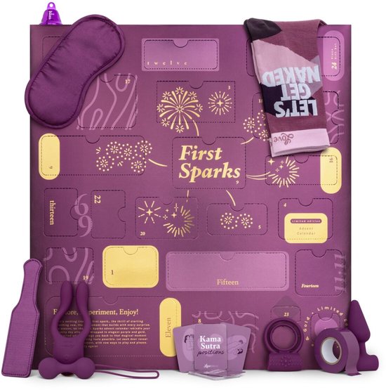 EasyToys x Loveboxxx - First Sparks - Adventskalender Advent Kalender - Musthave voor Koppels - Cadeau Man - Cadeau Vrouw - Giftset - Adventskalenders - Kerst - Kerstcadeau - Adventskalender 2025
