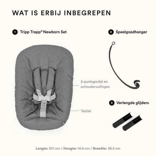 Stokke® Tripp Trapp® Newborn Set™ Deep Grey